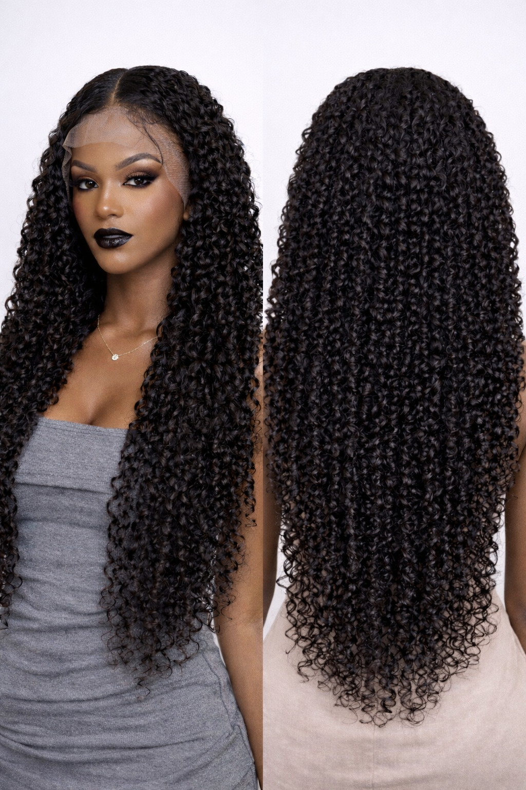 Kinky curly wig