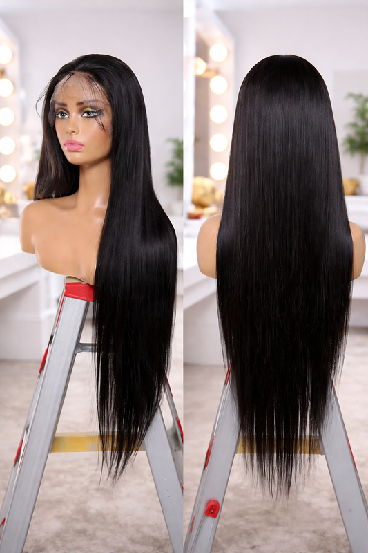 Lace straight wig