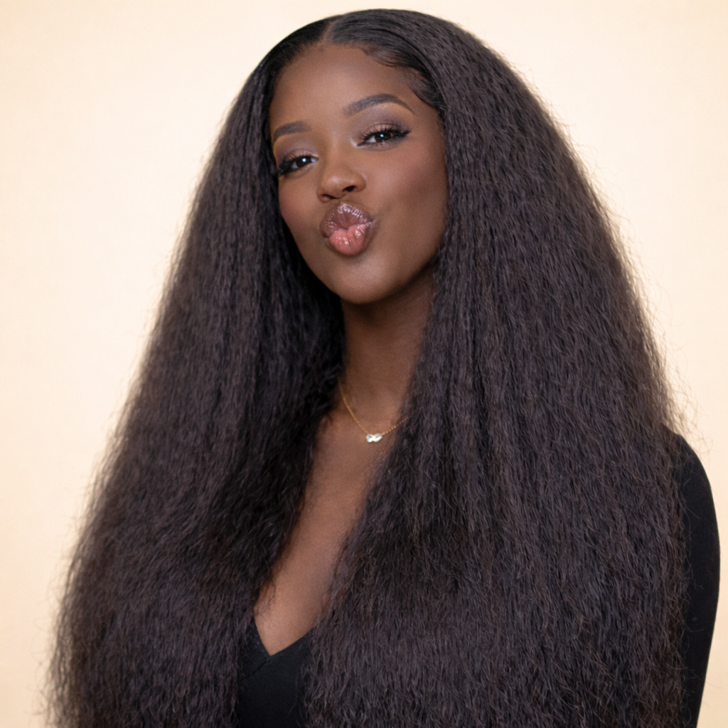 Perruque Lace Kinky straight HD Invisible - Effet Naturel Garanti