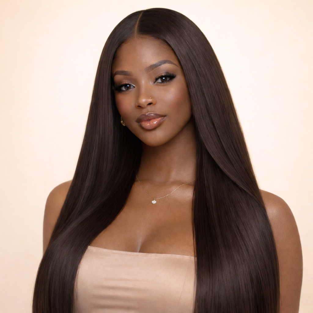 Perruque Lace straight HD Invisible - Effet Naturel Garanti