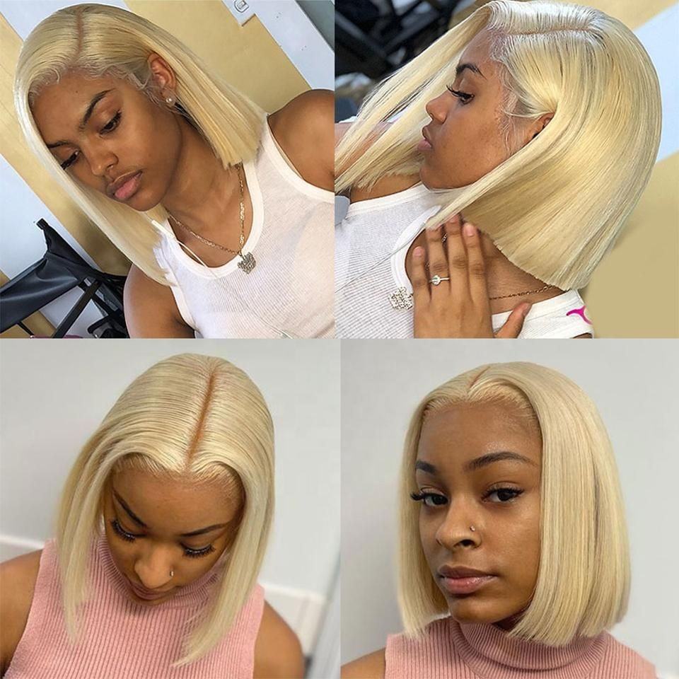 Lace straight courte bob